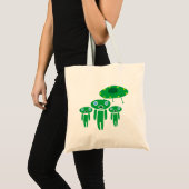 Tote Bag arrivée des Aliens (Devant (produit))