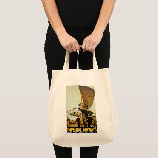 Tote Bag Arrivée d'Imperial Airways (Devant (produit))