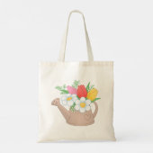 Tote Bag Arrosage avec fleurs (Dos)