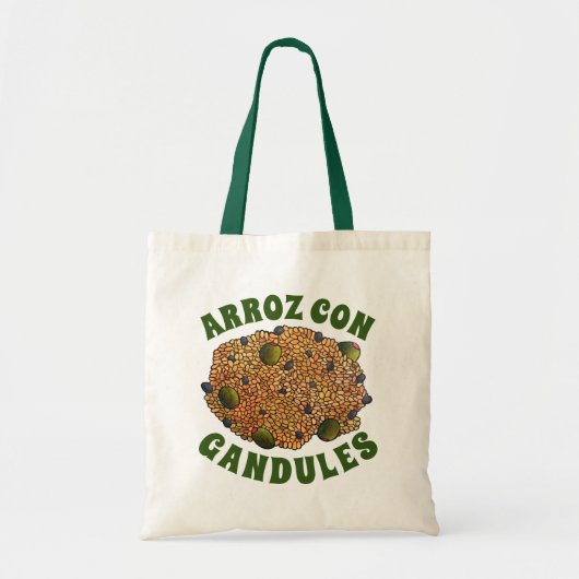Tote Bag Arroz con Gandules Pois de riz alimentaire portori (Devant)