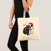 Tote Bag Arrrr! Pirate Chatte noire (Devant (produit))