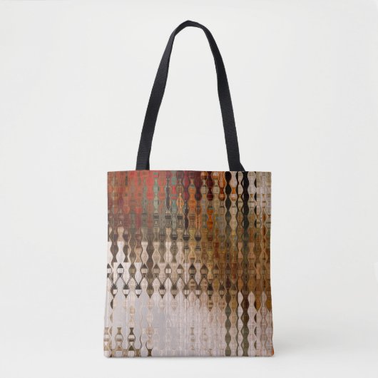 Tote Bag art abstract colorful geometric intersection backg (Devant)