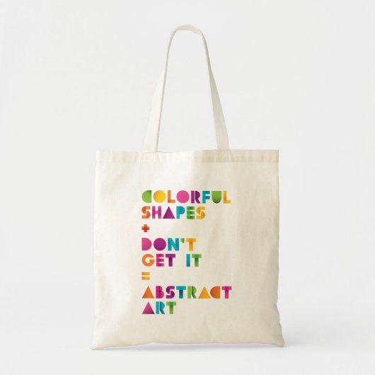Tote Bag Art abstrait (Devant)