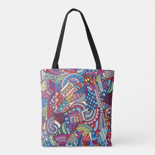 Tote Bag art Abstrait (Dos)
