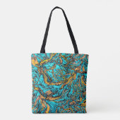 Tote Bag Art Abstrait cool (Dos)