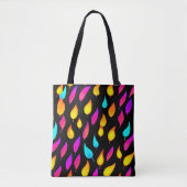 Tote Bag Art Abstrait de flamme (Devant)