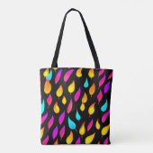 Tote Bag Art Abstrait de flamme (Dos)