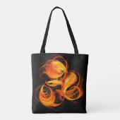 Tote Bag Art Abstrait Fireball (Dos)