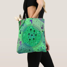 Art abstrait : Fruit Kiwi Vert