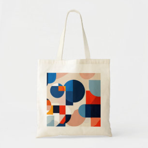 Tote Bag Art Abstrait géométrique du milieu du siècle scand