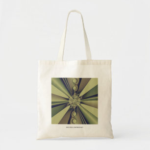 Tote Bag Art abstrait géométrique moderne terreux