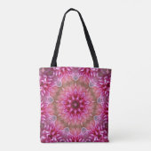 Tote Bag Art Abstrait rose moderne (Dos)