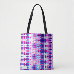 Tote Bag Art Abstrait rouge vif jaune