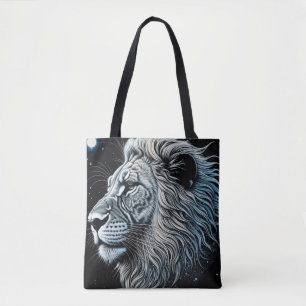 Tote Bag Art Ai de nuit du Lion Céleste