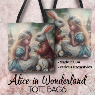 Tote Bag Art Alice Lapin Conte de Fées Vintage Merveilleux