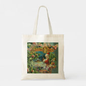 Tote Bag Art antique du Père Noël (Dos)
