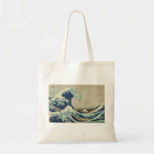 Tote Bag Art asiatique - la grande vague outre de Kanagawa