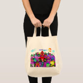 Tote Bag Art catholique de nonnes "se dirigeant à l'église (Devant (produit))