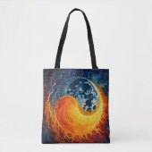 Tote Bag Art Celestial Yin Yang (Devant)