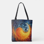 Tote Bag Art Celestial Yin Yang (Dos)
