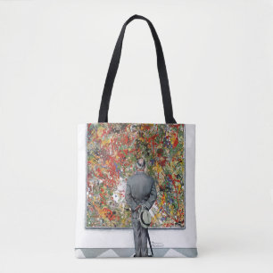Tote Bag Art Connoisseur par Norman Rockwell