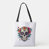 Tote Bag Art crâne sucre (Dos)