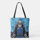 Tote Bag Art de bande dessinée de boomerang du peloton | de (Dos)