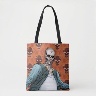 Tote Bag Art de bande dessinée d'EL Diablo du peloton de