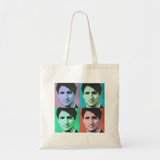 Tote Bag Art de bruit Justin Trudeau - 2-.png normal (Devant)
