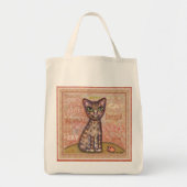 Tote Bag Art de chat du Bengale (Devant)