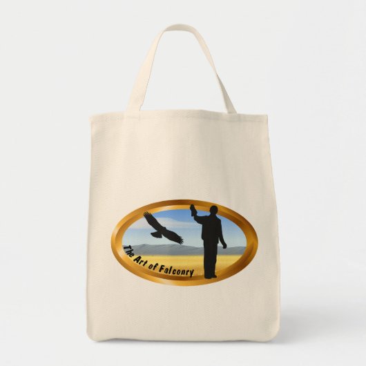Tote Bag Art de Falconry - Ovale (Devant)