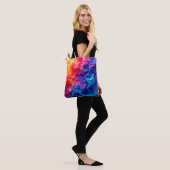 Tote Bag Art de fusion colorimétrique (Sur le modèle)