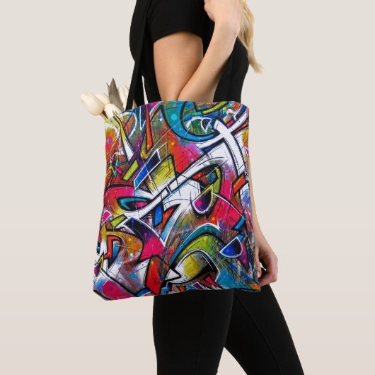 Tote Bag Art de graffiti (De près)