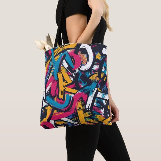 Tote Bag Art de graffiti (De près)