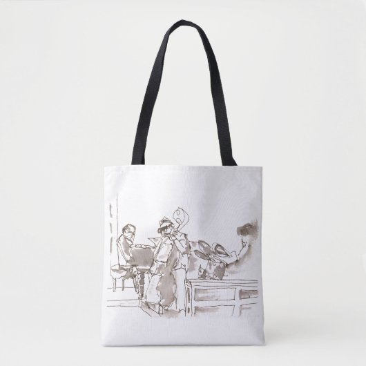 Tote Bag art de groupe de jazz (Devant)