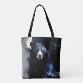 Tote Bag Art de la faune de l'ours noir (Dos)