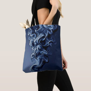 Tote Bag Art de la fumée bleue émotionnelle