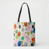 Tote Bag Art de la Parties scintillant d'or de galets Abstr (Devant)