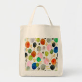 Tote Bag Art de la Parties scintillant d'or de galets Abstr (Devant)