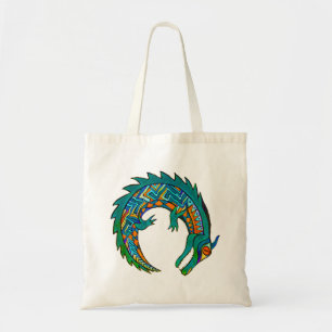 Tote Bag Art de l'alligator tribal