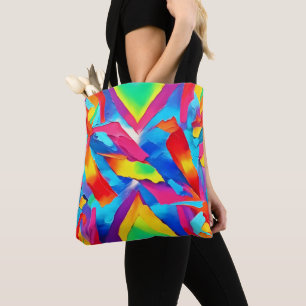Tote Bag Art de l'expressionnisme Abstrait coloré
