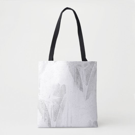 Tote Bag Art de ligne, Coquillage, Harpe (Devant)
