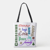 Tote Bag Art de Noël (Dos)