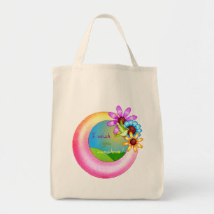 Tote Bag Art de pixel de souhait de soleil