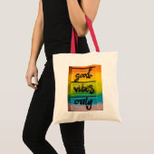 Tote Bag Art de rue Good Vibes (Devant (produit))