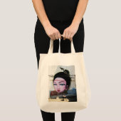 Tote Bag Art de rue Lady Lao Graffiti (Devant (produit))
