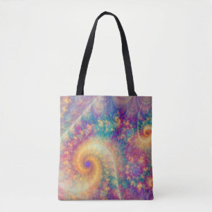 Tote Bag Art de vortex fractal abstrait de fantaisie fantai