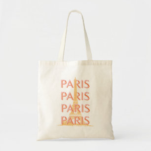 Tote Bag Art de voyage à Paris, Art de voyage, Pastel, Mini