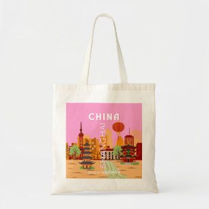 Tote Bag Art de voyage à Shanghai en Chine