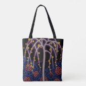Tote Bag Art Déco Design #6 Arbre Exotique (Dos)